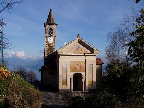 Veduta della chiesa parrocchiale di Levo